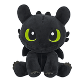 How To Train Your Dragon: Plush Toy 10" - Toothless Cute Simple How to Train Your Dragon